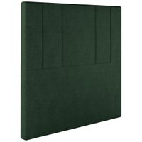 Cabeceira Solteiro 88 cm Madrid Veludo Verde Soon