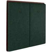Cabeceira Solteiro 88 cm Lizz Veludo Verde Soon