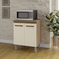 Balcao Multiuso 70cm 2 Portas 9240 Savana Off White Mobbs