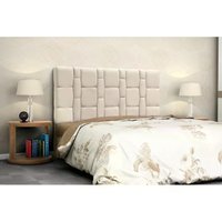 Cabeceira Casal 140cm Carlotta Suede Bege DMonegatto