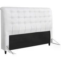 Cabeceira Queen 160cm Damares Corano Branco ID Milani Store