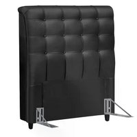 Cabeceira Solteiro 90cm Damares Corano Preto ID Milani Store