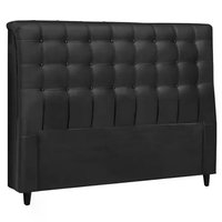 Cabeceira Queen 160cm Damares Corano Preto ID Milani Store