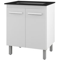 Balcao Com Tampo 70cm Para Cooktop 5 Bocas 9255 Branco Mobbs