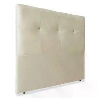 Cabeceira Solteiro 90cm Sofia Suede Marfim ID Milani Store