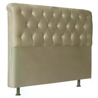 Cabeceira Solteiro 90cm Emilia Suede Taupe ID Milani Store
