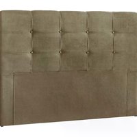 Cabeceira Casal 140cm Daiana Suede Taupe ID Milani Store