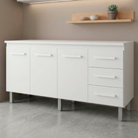 Balcao Com Tampo 160cm 9140X9320 Branco Mobbs