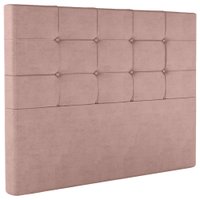 Cabeceira Casal 138 cm Berlin Veludo Rose Soon
