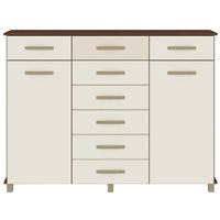Comoda Sapateira E Cabideiro 2 PT CO180 Rustico Champagne Fell