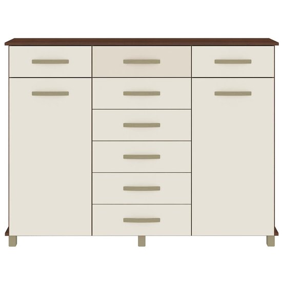 Comoda Sapateira E Cabideiro 2 PT CO180 Rustico Champagne Fell