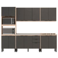 Cozinha Modulada 5 Peças FHR001 Avena Grafito Demobile