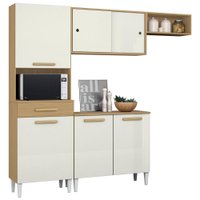 Cozinha Compacta Com Balcao 2002113x14 Atacama Off White ARMoveis