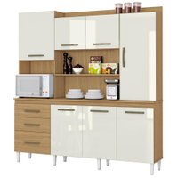 Kit Cozinha Compacta 7 Portas 2001544 Atacama Off White ARMoveis