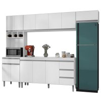 Cozinha Modulada 5 Peças 281 cm Andreia Branco REAJL