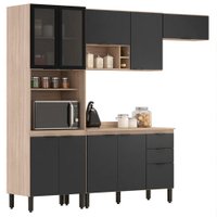 Cozinha Modulada 4 Peças FI0006 Avena Grafito Demobile