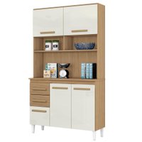 Kit Cozinha Compacta 4 Portas 2000101 Atacama Off White ARMoveis