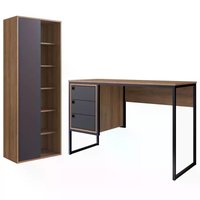 Conjunto Para Escritorio 02 Peças CF002 Grafite Mel PP Milani Store