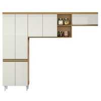 Cozinha Compacta 3 Peças 270cm 2012190 Atacama Off White ARMoveis
