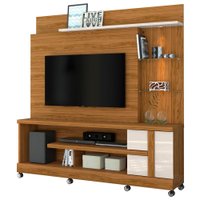 Estante Home Para TV 55 Pol Com Rodizios 9411 Naturale Off White MDT