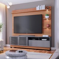 Estante Home Para TV 70 Polegadas Campeche Freijo Cinza CLB