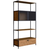 Estante 2 Portas Em Aço E 1 Gaveta York Vermont Artesano