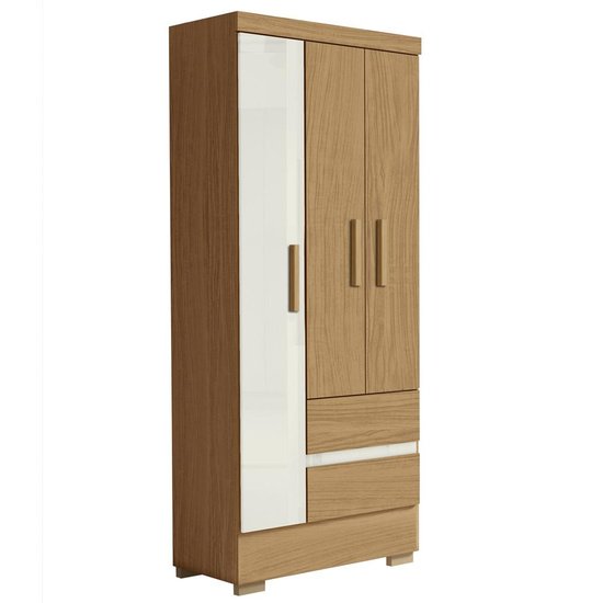 Guarda Roupa Solteiro 3 Portas 2005132 Atacama Off White ARMoveis