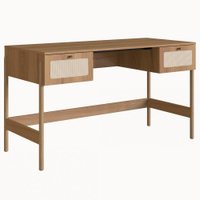 Escrivaninha 2 Gavetas Palhinha 27931 Linha Oslo Hanover Artesano