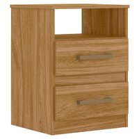 Mesa De Cabeceira 2 Gavetas 7090 Freijo Moval