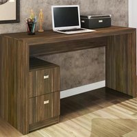 Mesa Para Computador / Escritorio 2 Gavetas ME4130 Nogal Tecno Mobili