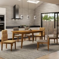 Mesa de Jantar 6 Lugares Rubi