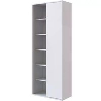 Estante Livreiro 01 Porta OB002 Branco PP Milani Store