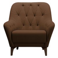 Poltrona Decorativa Pes Madeira Pietra SL 942 Moll
