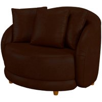 Poltrona Decorativa Pes Madeira Maly Corano TCS 721 Moll