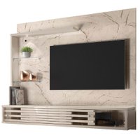 Bancada Suspensa Para TV 50 Polegadas 2801 Calacata Off White Madetec
