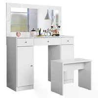 Penteadeira Camarim Carisma Com Banqueta Branco Demobile