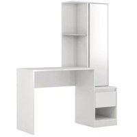 Escrivaninha Com Armario Morada 29800 Branco Demobile