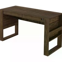 Mesa Escrivaninha Para Escritorio ME4144 Nogal Tecno Mobili