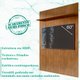 Painel Frisado Piso Teto 220x160 Cm Tv 60 Pol 008174 Cedro DCASA