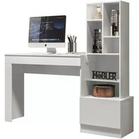 Escrivaninha Office Com Nichos 3003030 Branco MBL