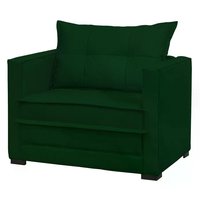 Poltrona Cama Londres Suede Verde D'monegatto