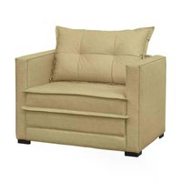 Poltrona Cama Londres Suede Marfim D'monegatto