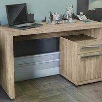 Escrivaninha Para Notebook 01 Gabinete S970 Nogal Kappesberg