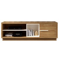 Rack 1 Porta Para Tv 42 Polegadas RA2002 Natural Off White Tecno Mobili