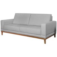 Sofa 2 Lugares 145 cm Crons Linho Cinza Vazzano