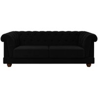Sofa 3 Lugares 220 cm Ponteio Veludo SL 944 Moll