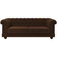 Sofa 3 Lugares 220 cm Ponteio Veludo SL 942 Moll