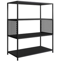 Estante Estilo Industrial 94 Cm Com Tela P1024 Preto PP