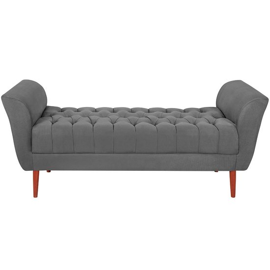 Recamier Grecia 150cm Suede Cinza Escuro MPassos