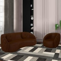 Jogo Sofa 318 cm 4 Lug E Poltrona 1 Lug Passion TCS 721 Corano Moll